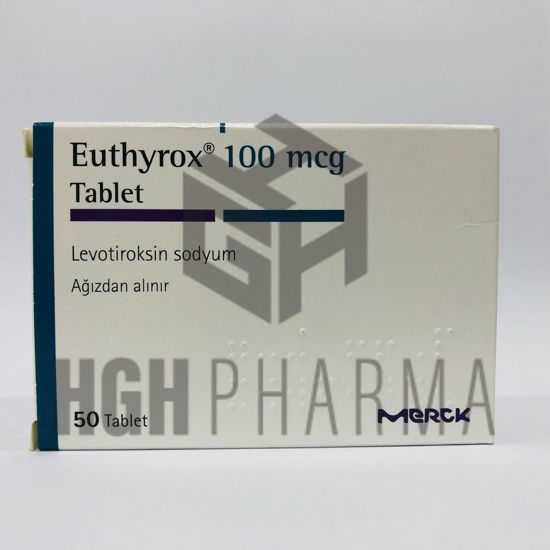 Picture of Euthyrox 100mcg 50 Tab