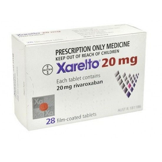Picture of Xarelto 20mg 28 Tablet