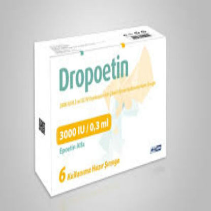 Picture of Dropoetin SC/IV 3000 IU/0.3 ml 6 Inj