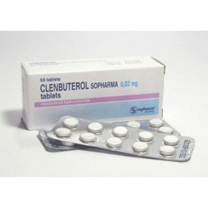 Picture of CLENBUTEROL 20 MG 50 TAB